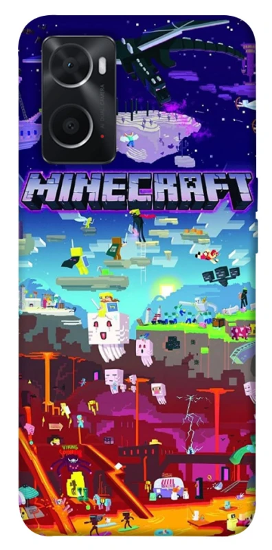 Чохол на Oppo A76 4G Minecraft world фото 1 з 1