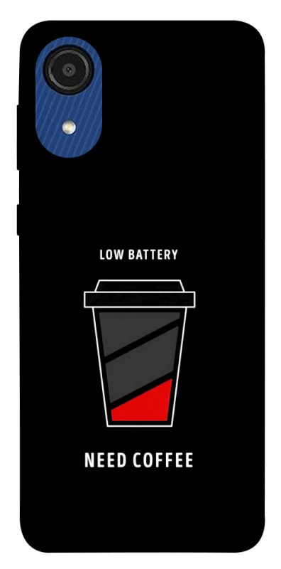 Чехол на Samsung Galaxy A03 Core Low battery фото 1 из 1