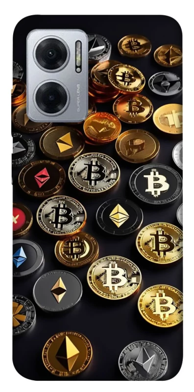 Чохол на Xiaomi Redmi Note 11E Many coins фото 1 з 1