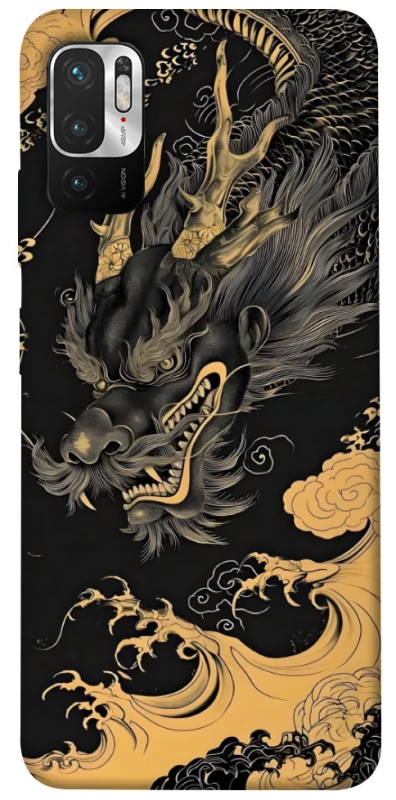Чохол на Xiaomi Redmi Note 10 5G gold dragon фото 1 з 1