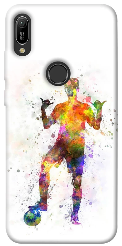 Чохол на Huawei Y6 (2019) Football Player v3 фото 1 з 1