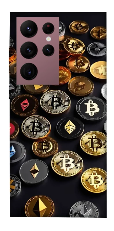 Чохол на Samsung Galaxy S22 Ultra Many coins фото 1 з 1