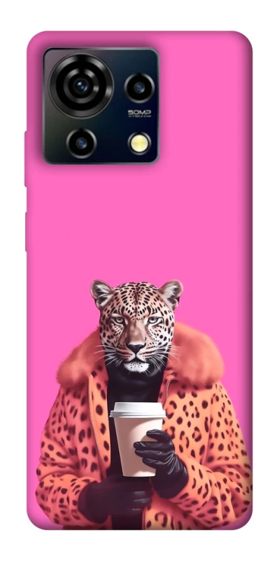 Чохол на ZTE Blade V50 Vita Леопард з кавою фото 1 з 1