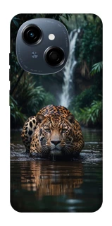 Чехол на TECNO Spark Go 1 Leopard in water фото 1 из 1