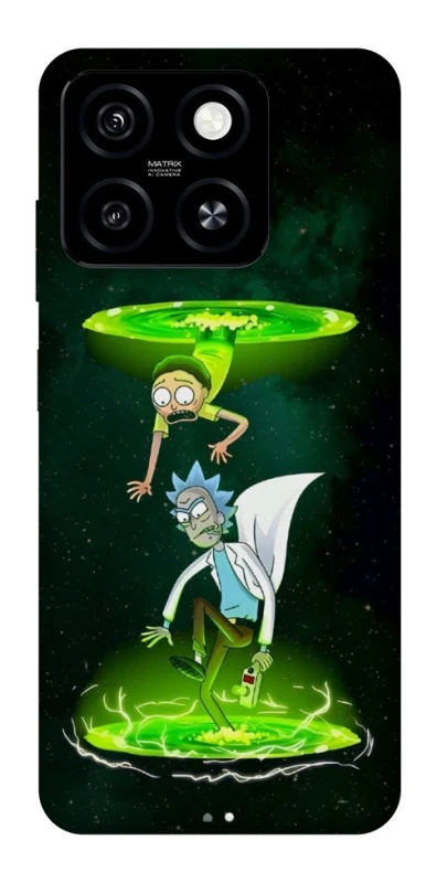 Чохол на ZTE Blade A55 4G Rick and Morty фото 1 з 1