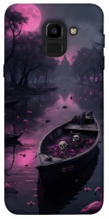 Чехол на Samsung J600F Galaxy J6 (2018) Boat and flamingo фото 1 из 1