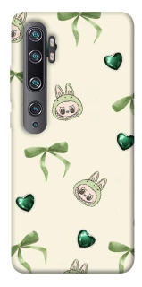 Чохол на Xiaomi Mi Note 10 / Note 10 Pro / Mi CC9 Pro Labubu Green Heart фото 1 з 1