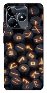 Чехол на Realme C53 Огненые руны фото 1 из 1