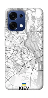Чехол на Oppo A6 Pro 4G/5G Kiev white map фото 1 из 2