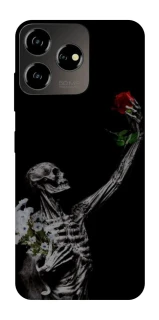 Чехол на ZTE Blade V50 Design 4G Skeleton vs Rose фото 1 из 1