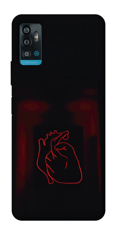 Чехол на ZTE Blade A71 Красное сердце фото 1 из 1