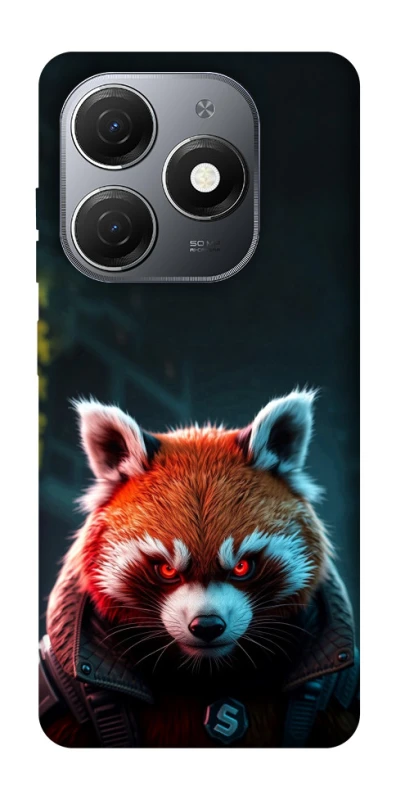 Чехол на TECNO Spark 20 Cyber Red Panda фото 1 из 1