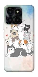 Чохол на Huawei Honor X6a Funny Pets ver.2 фото 1 з 1