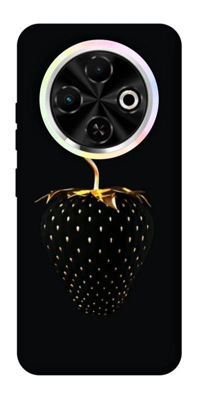 Чехол на TECNO Spark 30C Черная клубника фото 1 из 1