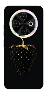 Чохол на TECNO Spark 30C Чорна полуниця фото 1 з 1