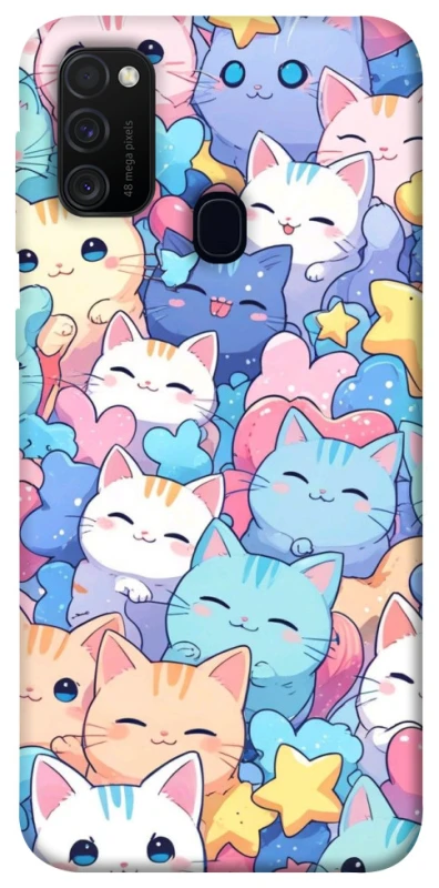 Чехол на Samsung Galaxy M30s / M21 Funny Kittens ver.3 фото 1 из 1