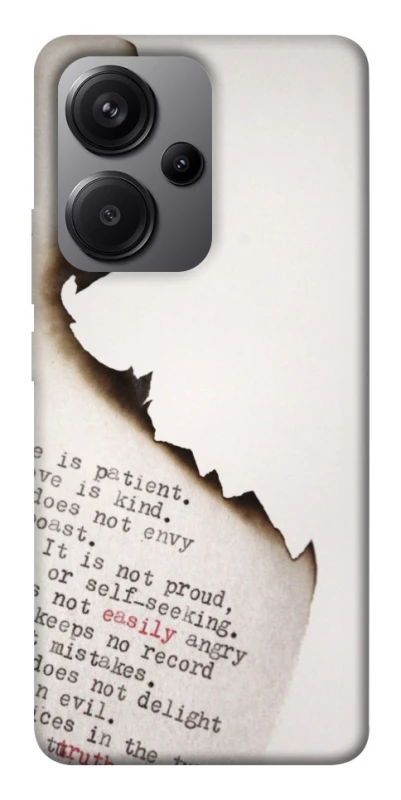 Чохол на Xiaomi Redmi Note 13 Pro+ Вірші фото 1 з 1