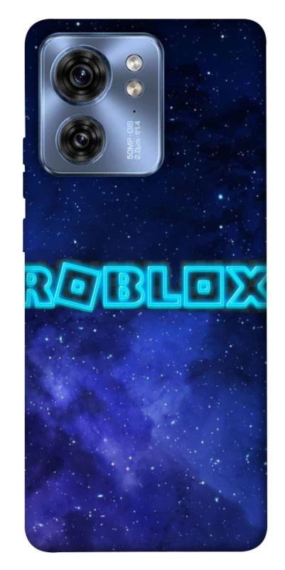 Чехол на Motorola Edge 40 Roblox Space Logo Blue фото 1 из 1