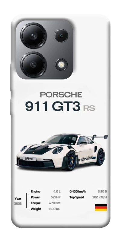 Чохол на Xiaomi Redmi Note 13 4G Porsche 911 GT3 фото 1 з 1