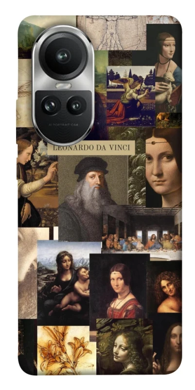 Чехол на Oppo Reno 10 Leonardo da Vinci фото 1 из 1