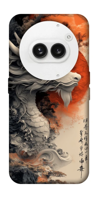 Чехол на Nothing Phone (2a) white dragon фото 1 из 1