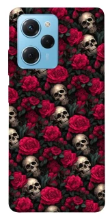 Чехол на Xiaomi Poco X5 Pro 5G Черепа и розы фото 1 из 1