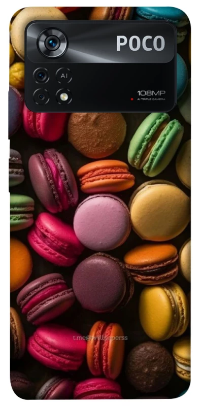 Чехол на Xiaomi Poco X4 Pro 5G Макарун фото 1 из 1