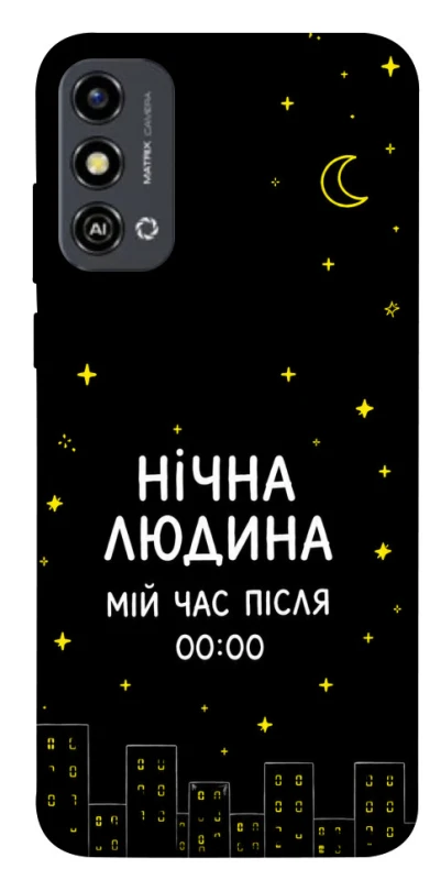 Чохол на ZTE Blade A53 Нічна людина фото 1 з 1