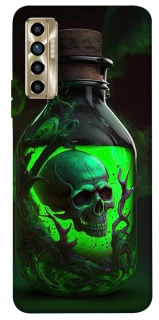 Чехол на TECNO Camon 17P Skull bottle фото 1 из 1