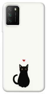 Чохол на Xiaomi Poco M3 cat in love фото 1 з 1