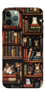 Чехол на Apple iPhone 11 Pro (5.8") Cats & Books фото 1 из 1