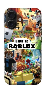 Чехол на Apple iPhone 16 Life is Roblox фото 1 из 1