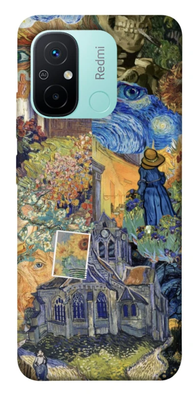 Чохол на Xiaomi Redmi 12C / Poco C55 Van Gogh collage фото 1 з 1