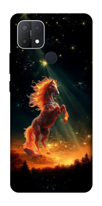 Чохол на Oppo A15s / A15 Red Fire Horse ver.2 фото 1 з 1
