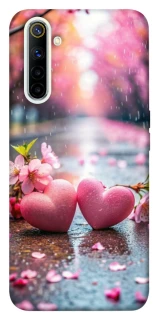 Чехол на Realme 6 Pink heart фото 1 из 1
