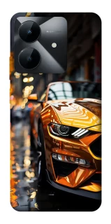 Чохол на Realme Note 60x Golden sports car фото 1 з 1