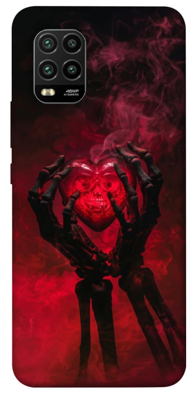 Чохол на Xiaomi Mi 10 Lite Heart in the hands of a skeleton фото 1 з 1