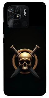 Чехол на Xiaomi Redmi 10C Golden Skull фото 1 из 1