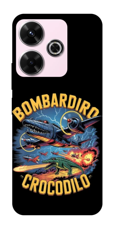 Чехол на Xiaomi Poco M6 4G Bombardino Crocodilo v2 фото 1 из 1