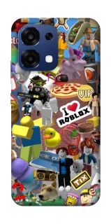 Чохол на Oppo A6 Pro 4G/5G Roblox collage ver.5 фото 1 з 2