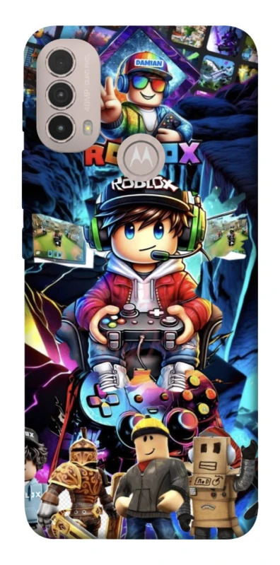 Чохол на Motorola Moto E40 Roblox collage ver.4 фото 1 з 1