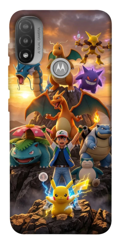 Чехол на Motorola Moto E20 Pokemon фото 1 из 1
