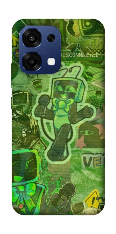 Чохол на Oppo A6 Pro 4G/5G Dandysworld tv green theme фото 1 з 2