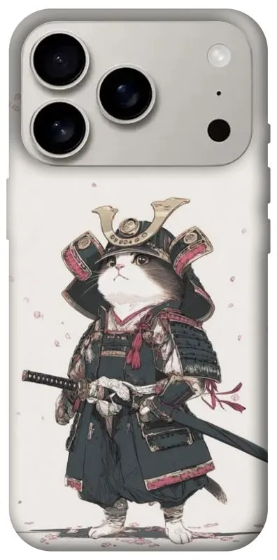 Чохол на Apple iPhone 18 Pro Samurai Cat Warrior фото 1 з 2