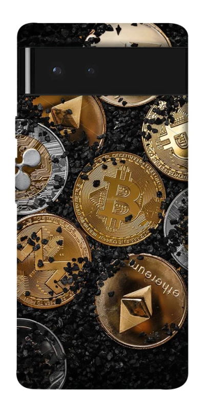 Чохол на Google Pixel 6 Many coins v2 фото 1 з 1