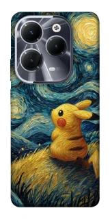 Чехол на Infinix Hot 40 Pikachu and Van Gogh фото 1 из 1