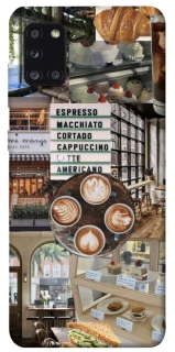 Чехол на Samsung Galaxy A31 Coffee collage ver.5 фото 1 из 1