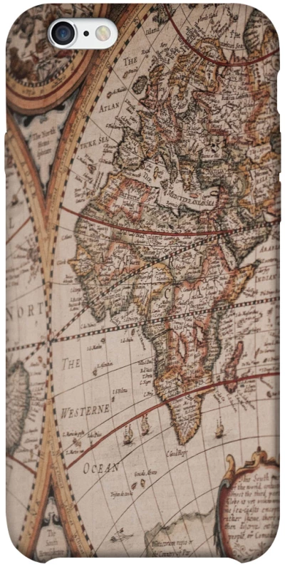 Чехол на Apple iPhone 6/6s plus (5.5") Карта путешествий фото 1 из 1