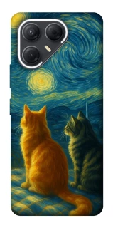 Чохол на TECNO Pova 7 Cats under the stars фото 1 Чохол на TECNO Pova 7 Cats under the stars фото 1 з 1