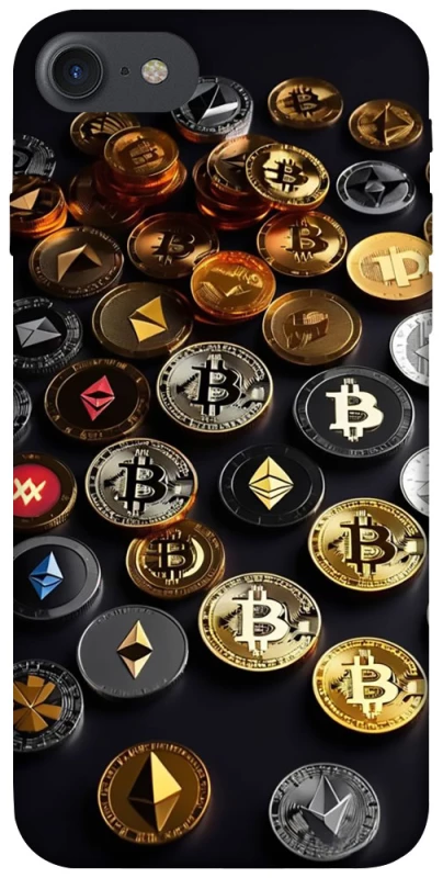 Чехол на Apple iPhone 7 / 8 (4.7") Many coins фото 1 из 1